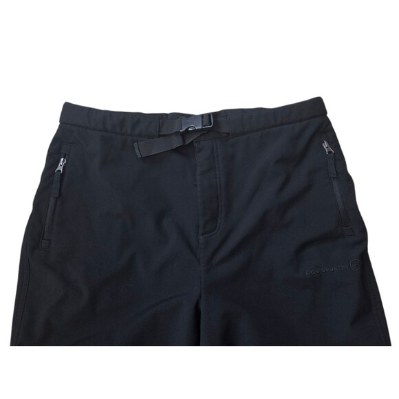 Free Country Women's Softshell Snow Ski Pants Jet Black Large EUC Adjustable - Picture 2 of 5